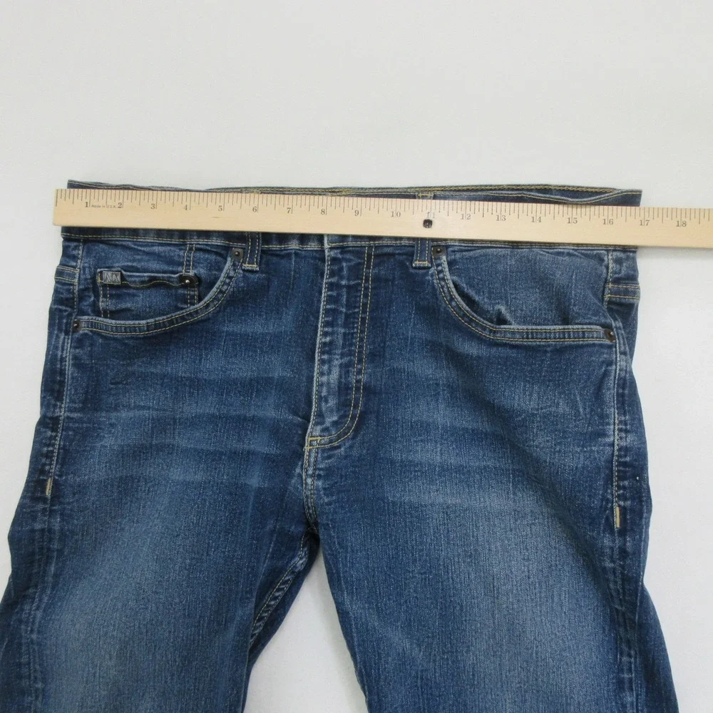 Armani Exchange Men's Jeans Size 32 Short Blue Denim Straight Leg Made in USA